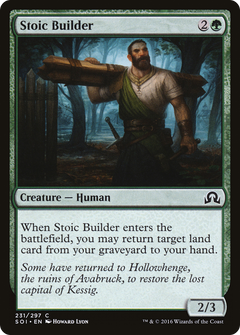 Stoic Builder [Shadows over Innistrad]-1
