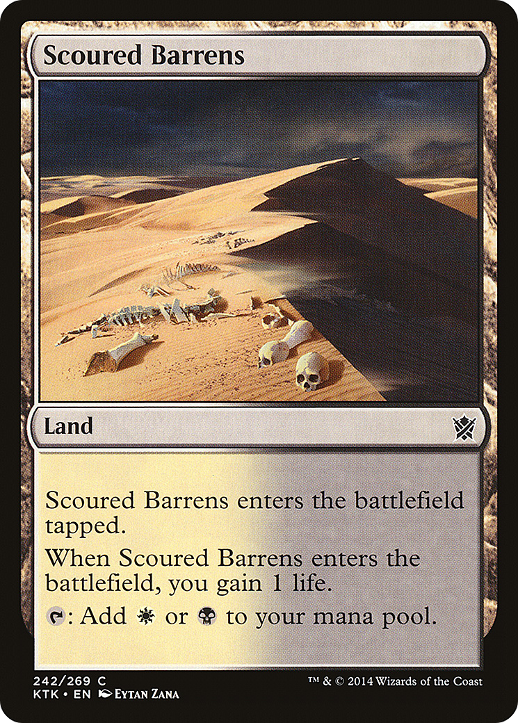 Scoured Barrens [Khans of Tarkir]-1