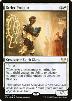 Strict Proctor (STX-33★) - Strixhaven: School of Mages Foil-1