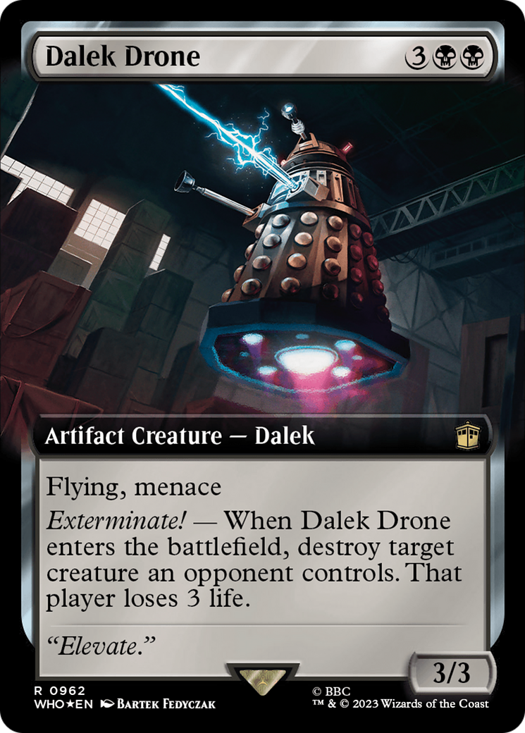 Dalek Drone (Extended Art) (Surge Foil) [Doctor Who]-1