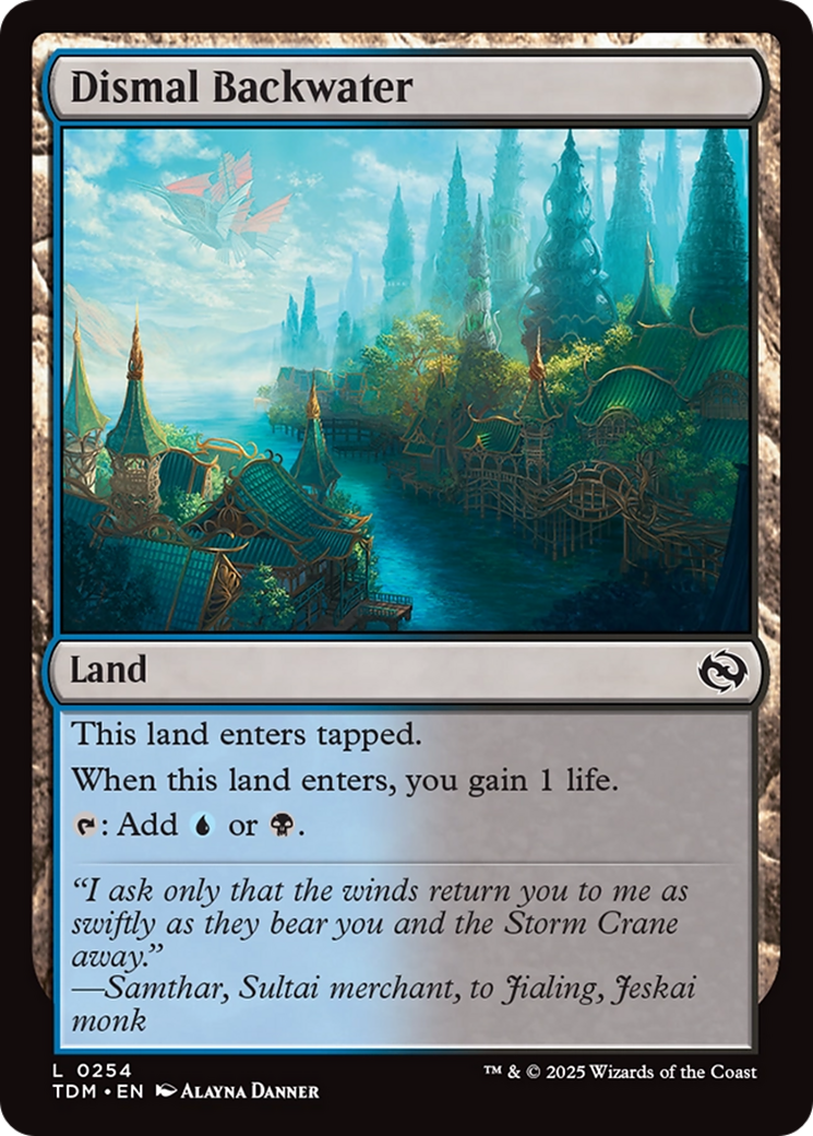 Dismal Backwater [Tarkir: Dragonstorm]-1