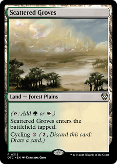 Scattered Groves [Outlaws of Thunder Junction Commander]-1