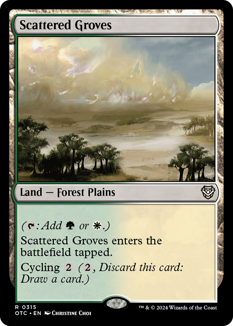 Scattered Groves [Outlaws of Thunder Junction Commander]-1