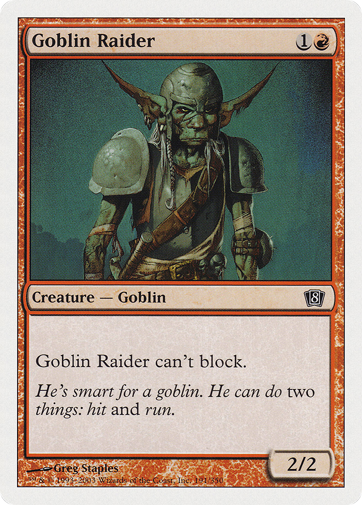 Goblin Raider [Eighth Edition]-1