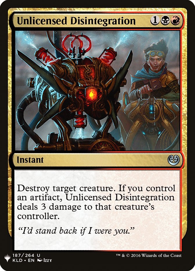 Unlicensed Disintegration [Mystery Booster]-1