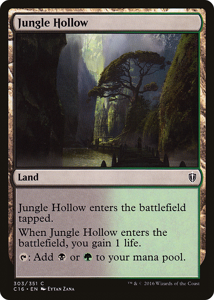 Jungle Hollow [Commander 2016]-1