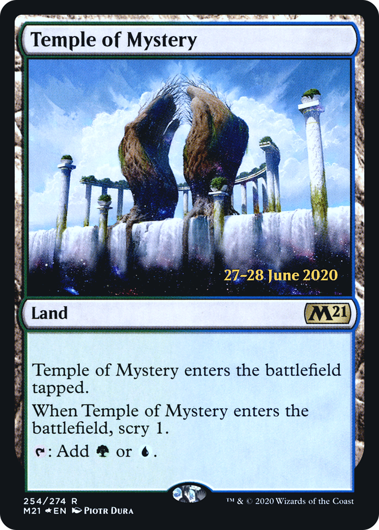 Temple of Mystery [Core Set 2021 Prerelease Promos]-1