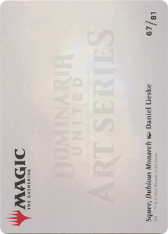 Squee, Dubious Monarch // Squee, Dubious Monarch (ADMU-067) - Dominaria United Art Series (Borderless)-2
