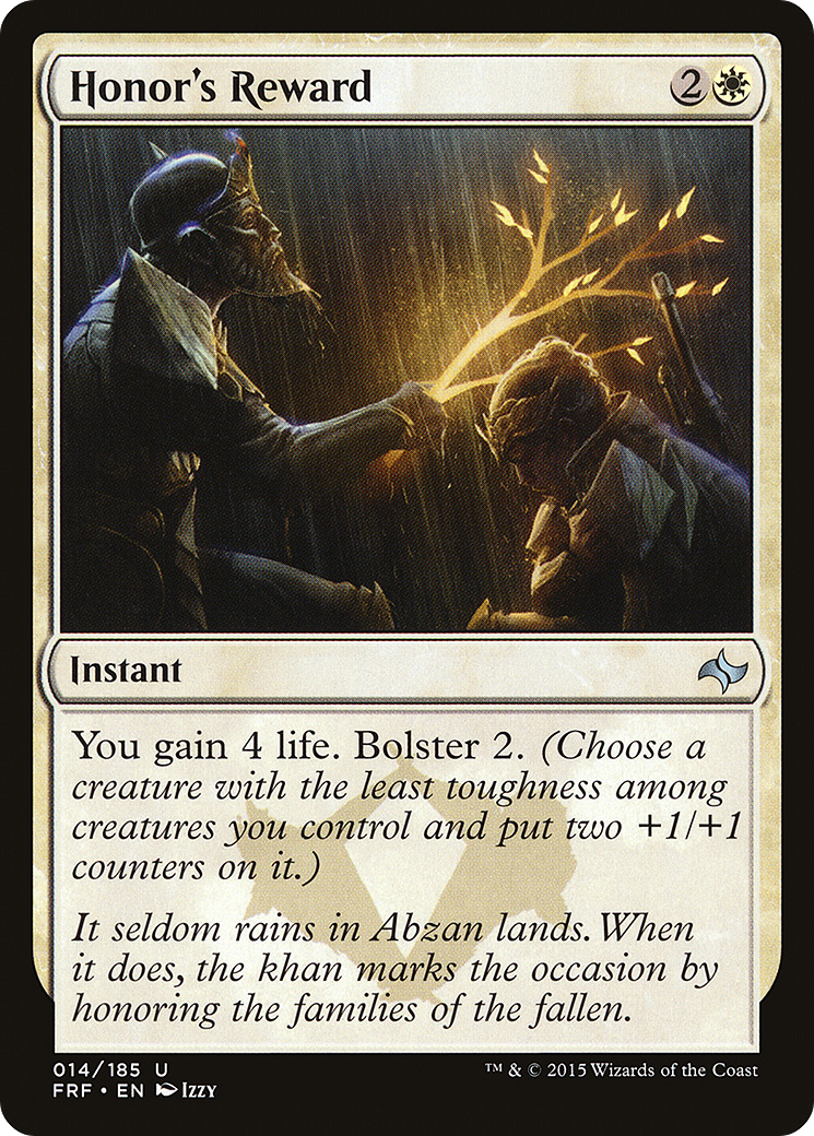 Honor's Reward [Fate Reforged]-1