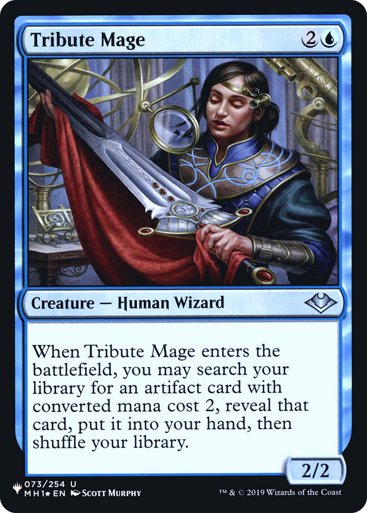 Tribute Mage (LIST-073) - The List Foil-1