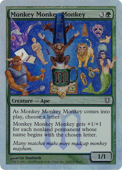 Monkey Monkey Monkey (Alternate Foil) [Unhinged]-1