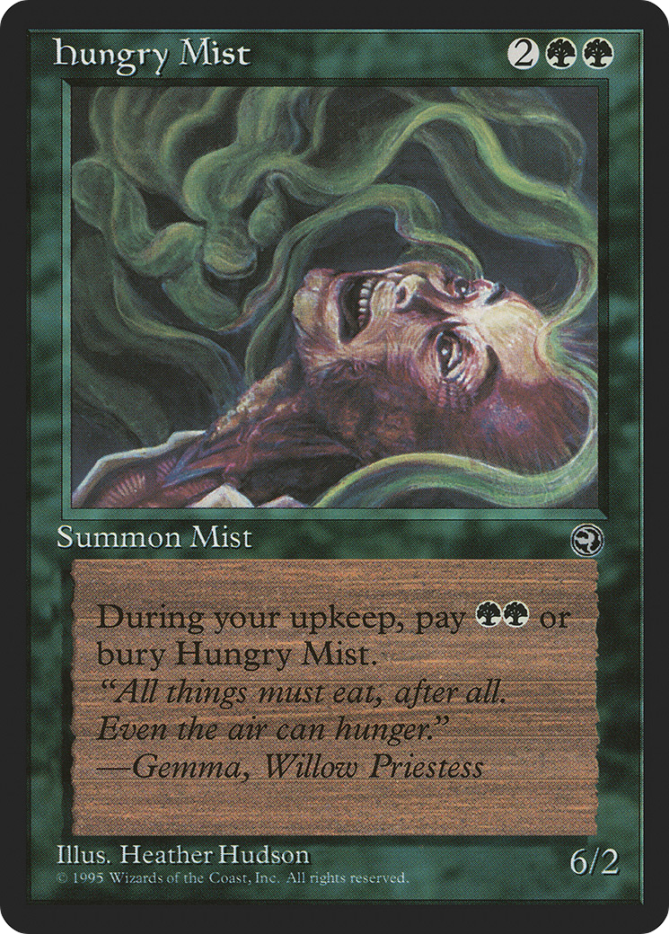 Hungry Mist (Gemma Flavor Text) [Homelands]-1