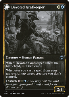 Devoted Grafkeeper // Departed Soulkeeper [Innistrad: Double Feature]-3