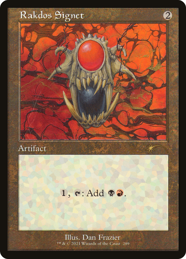 Rakdos Signet (SLD-289) - Secret Lair Drop Etched Foil-1
