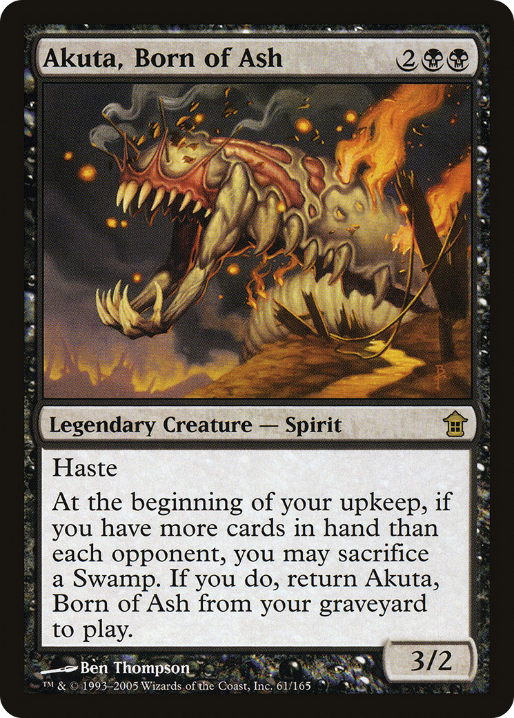 Akuta, Born of Ash [Saviors of Kamigawa]-1