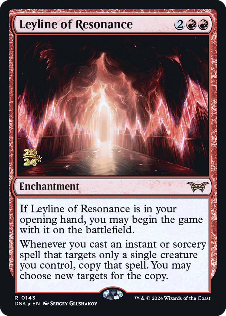 Leyline of Resonance [Duskmourn: House of Horror Prerelease Promos]-1