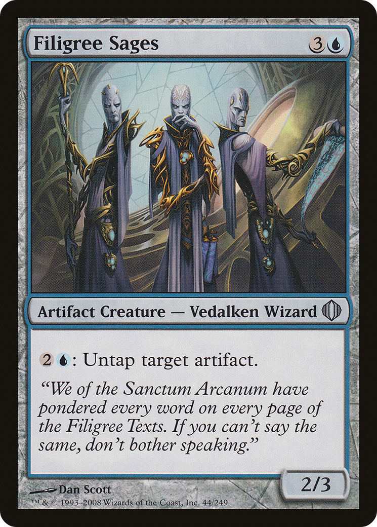 Filigree Sages [Shards of Alara]-1