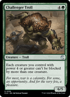 Challenger Troll [Ravnica: Clue Edition]-1