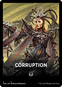 Corruption Theme Card [Phyrexia: All Will Be One Tokens]-2