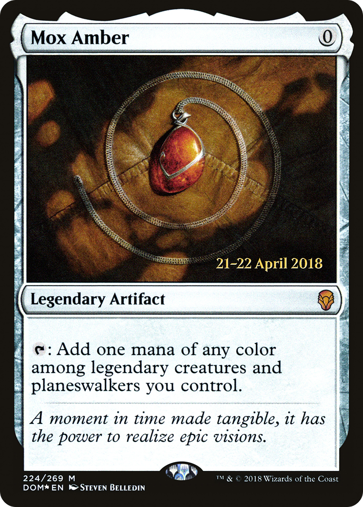 Mox Amber [Dominaria Prerelease Promos]-1