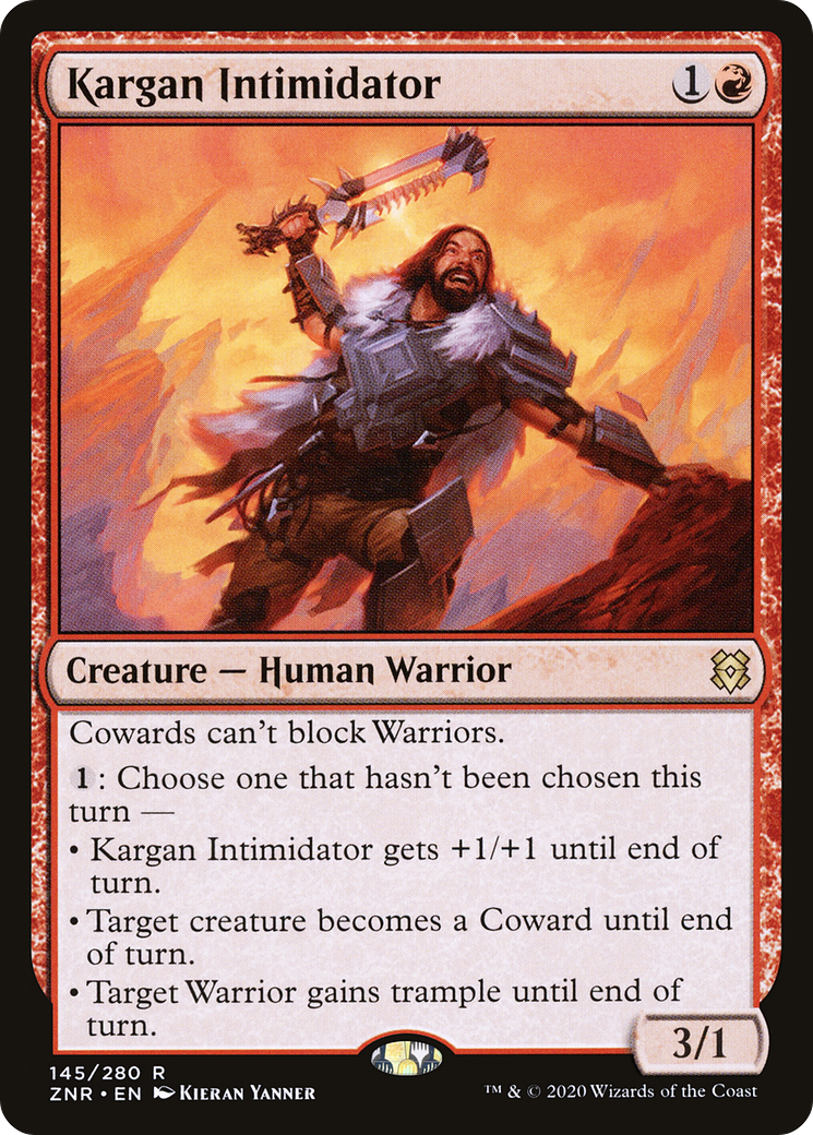 Kargan Intimidator [Zendikar Rising]-1