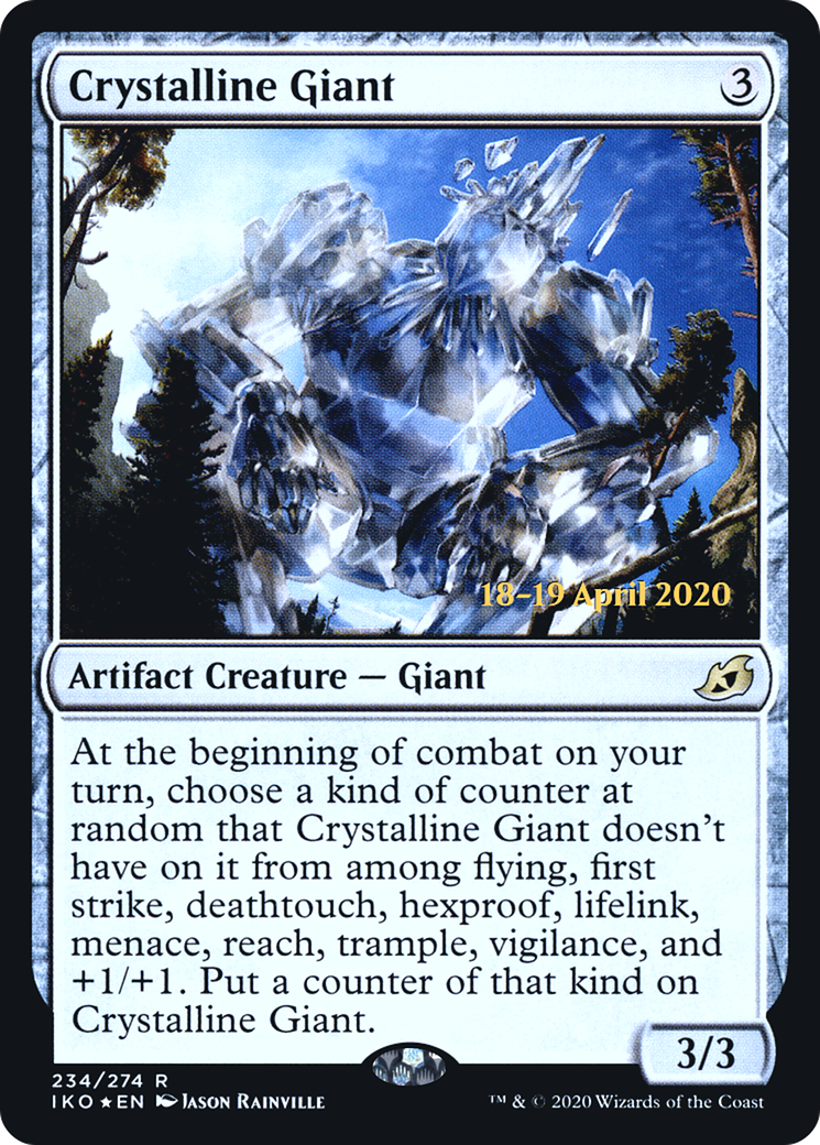 Crystalline Giant [Ikoria: Lair of Behemoths Prerelease Promos]-1