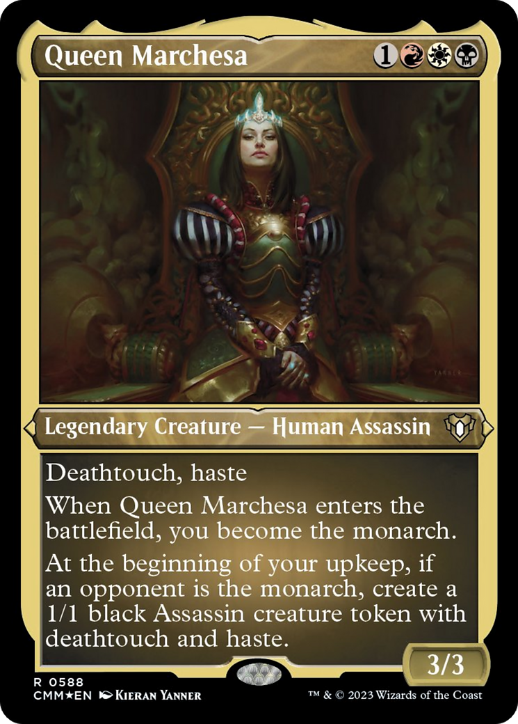 Queen Marchesa (Foil Etched) [Commander Masters]-1