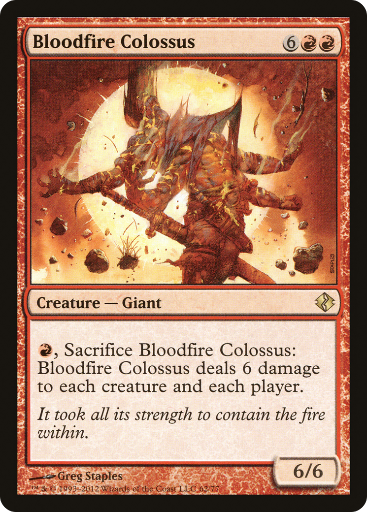 Bloodfire Colossus [Duel Decks: Venser vs. Koth]-1