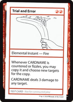Trial and Error (2021 Edition) [Mystery Booster Playtest Cards]-1