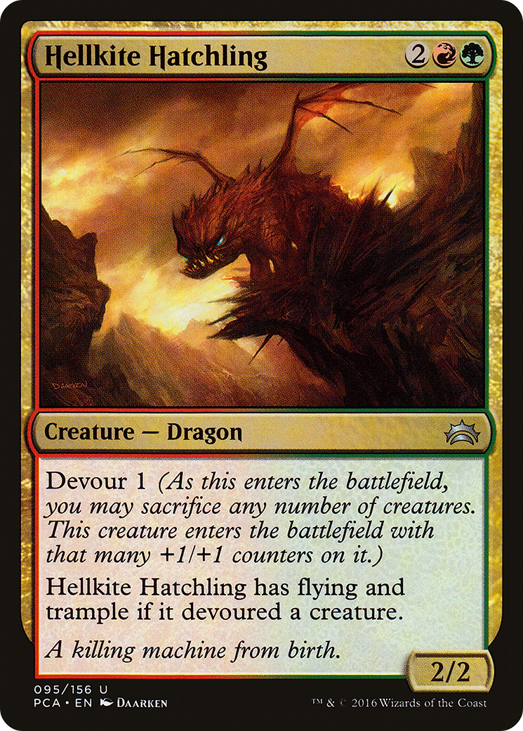Hellkite Hatchling [Planechase Anthology]-1