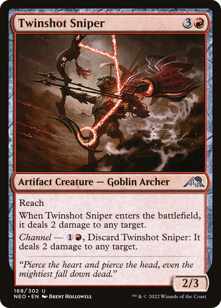 Twinshot Sniper (NEO-168) - Kamigawa: Neon Dynasty-1