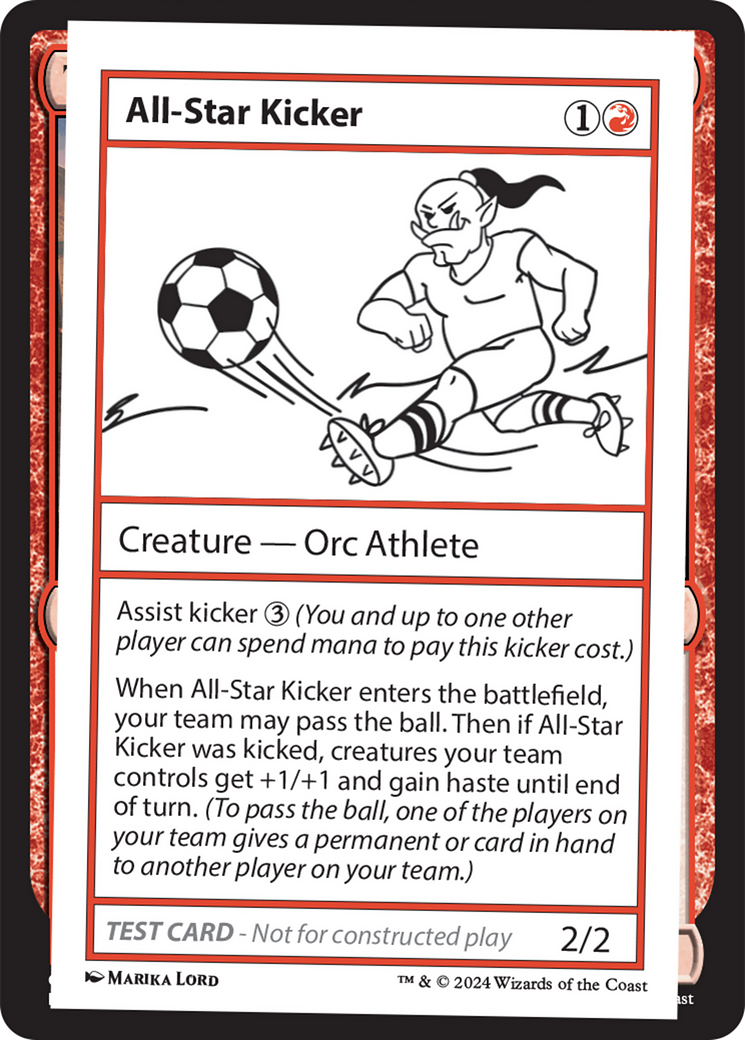 All-Star Kicker [Mystery Booster 2 Playtest Cards]-1