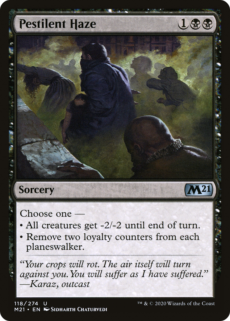 Pestilent Haze [Core Set 2021]-1