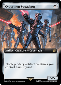 Cybermen Squadron (Extended Art) (Surge Foil) [Doctor Who]-1