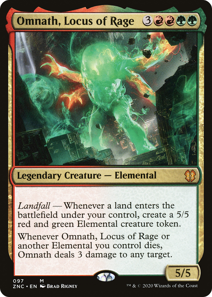 Omnath, Locus of Rage [Zendikar Rising Commander]-1