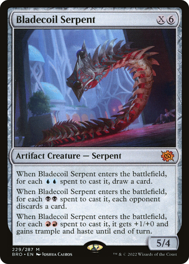 Bladecoil Serpent [The Brothers' War]-1