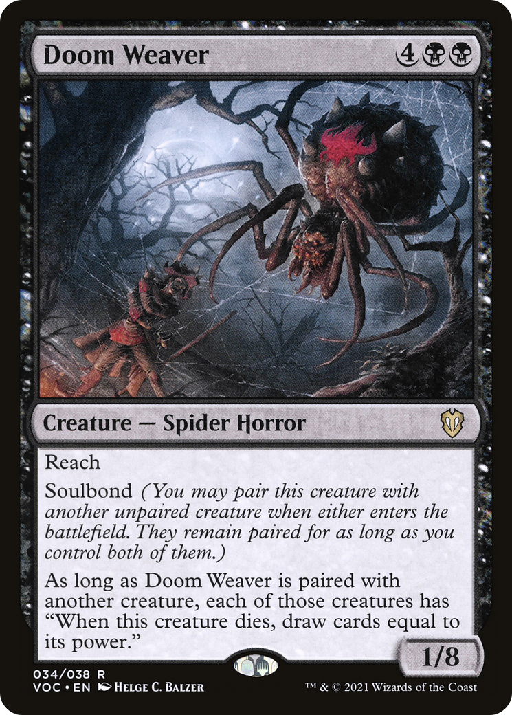 Doom Weaver [Innistrad: Crimson Vow Commander]-1