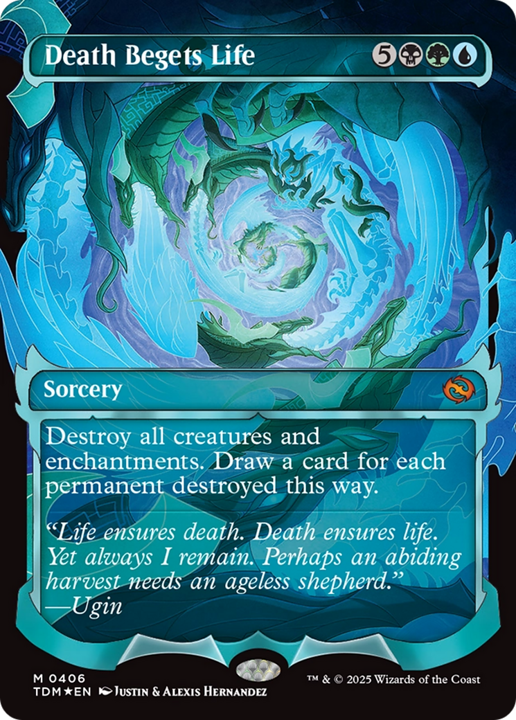 Death Begets Life (Showcase) (Japanese) [Tarkir: Dragonstorm]-1