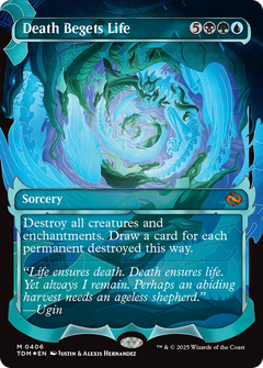 Death Begets Life (Showcase) (Japanese) [Tarkir: Dragonstorm]-1