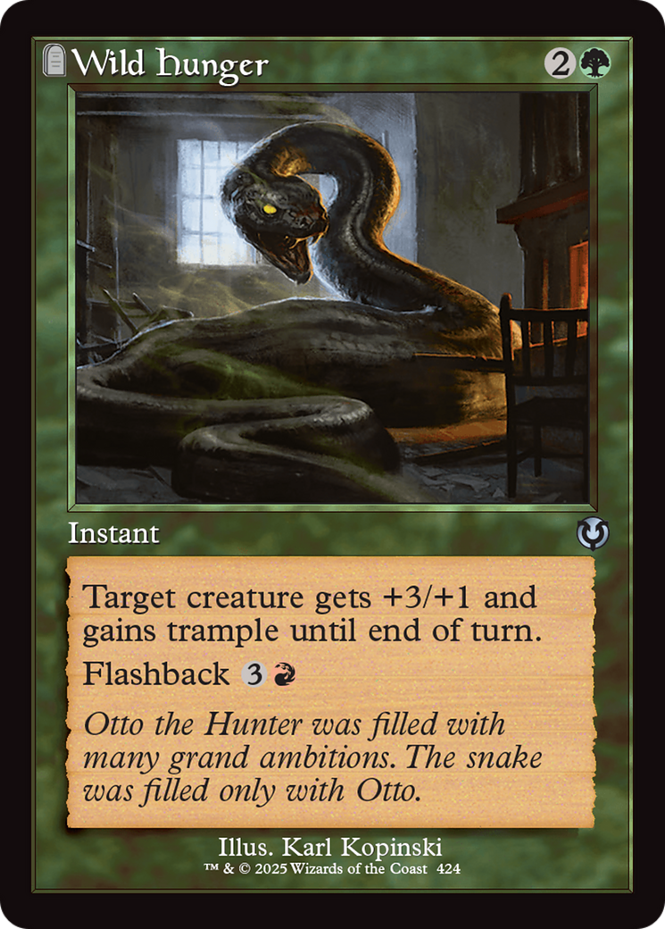 Wild Hunger (Retro Frame) (INR-424) - Innistrad Remastered: (tombstone)-1