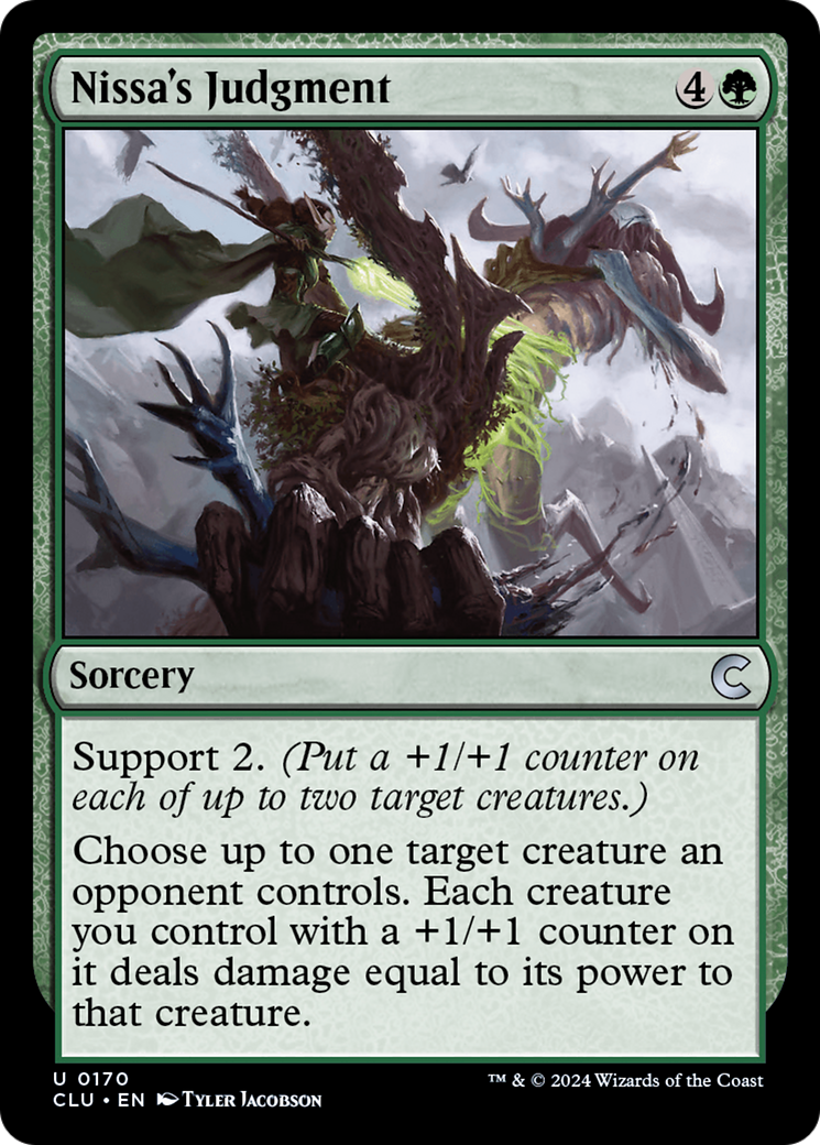 Nissa's Judgment [Ravnica: Clue Edition]-1