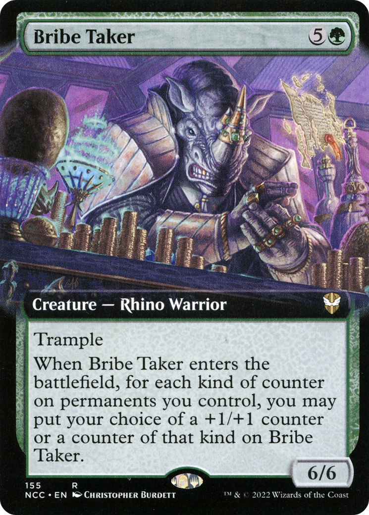 Bribe Taker (Extended Art) [Streets of New Capenna Commander]-1