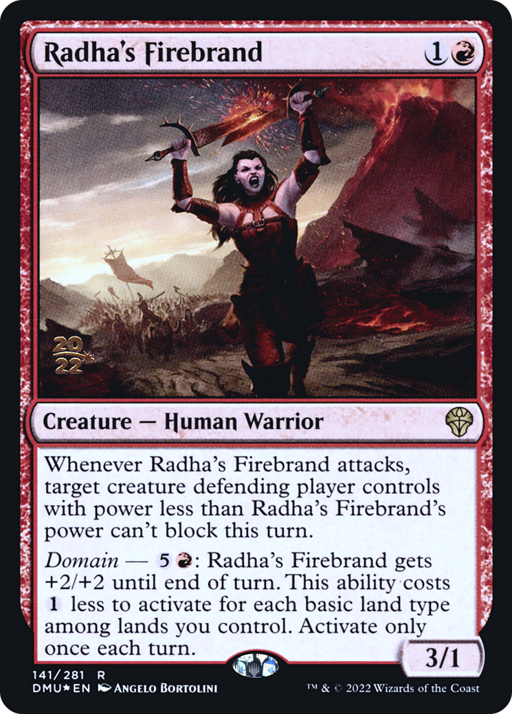 Radha's Firebrand [Dominaria United Prerelease Promos]-1