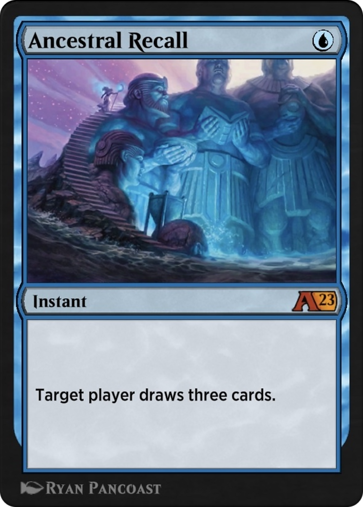 Ancestral Recall (YDMU-032) - Alchemy: Dominaria-1