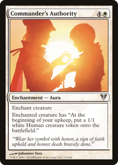 Commander's Authority [Avacyn Restored]-1