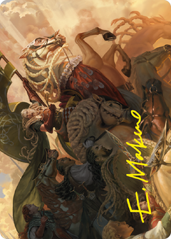 Marshal's Anthem // Marshal's Anthem (ALTR-068) - Tales of Middle-earth Art Series (Borderless) Foil-3