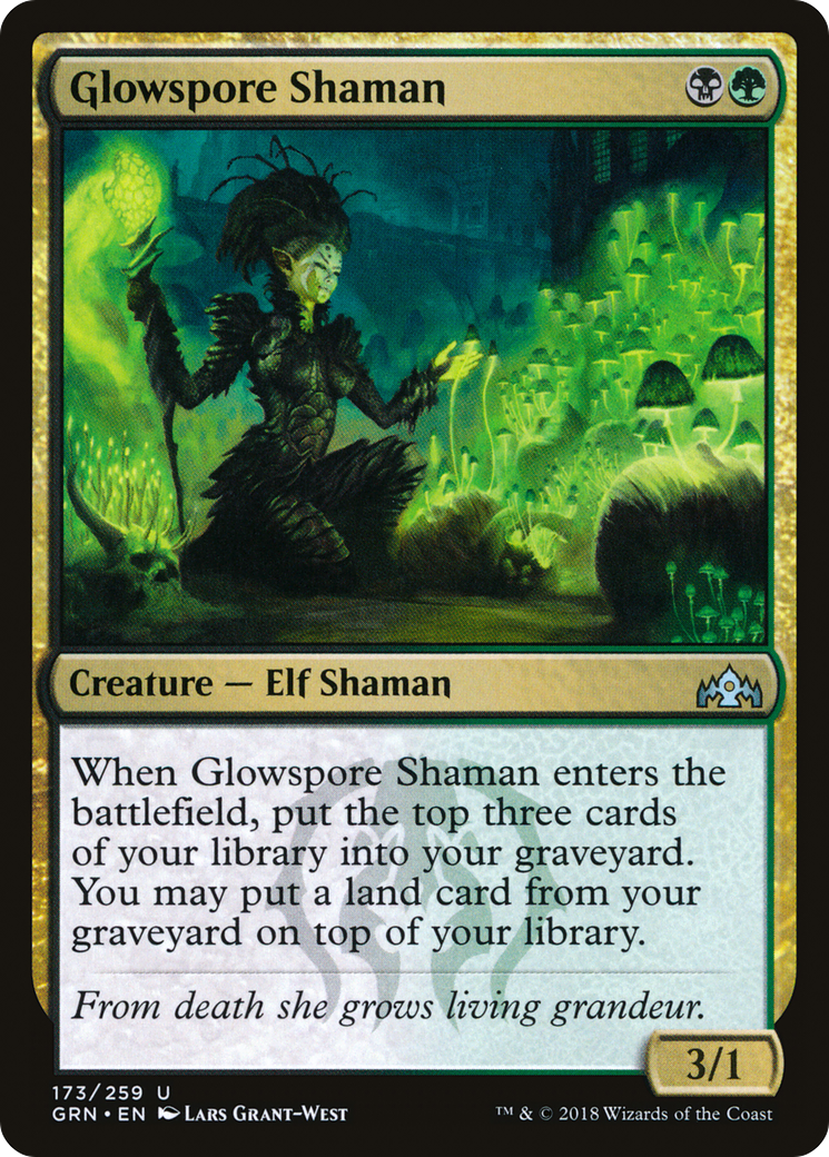 Glowspore Shaman [Guilds of Ravnica]-1