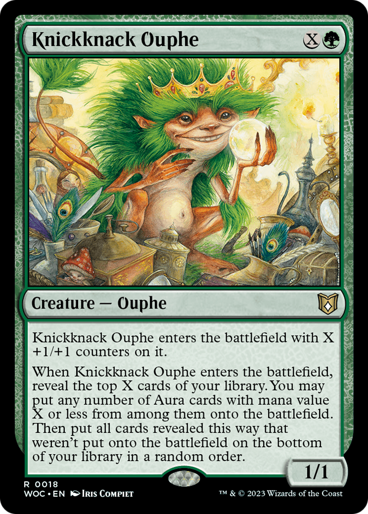 Knickknack Ouphe [Wilds of Eldraine Commander]-1