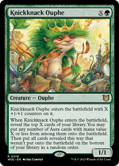 Knickknack Ouphe [Wilds of Eldraine Commander]-1