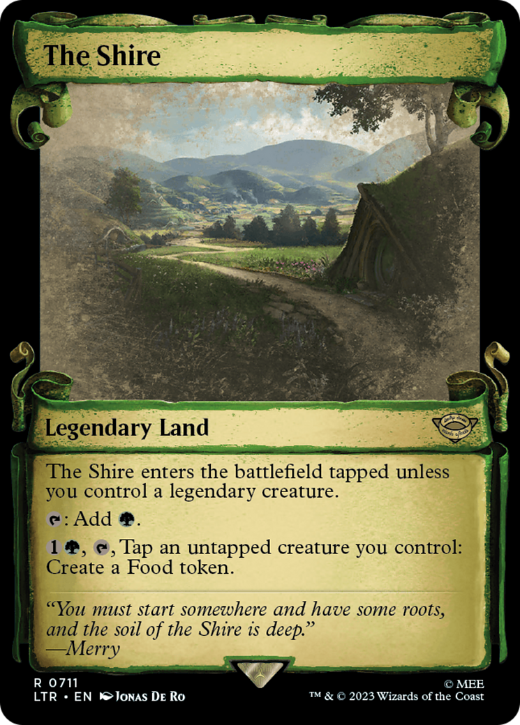 The Shire [The Lord of the Rings: Tales of Middle-Earth Showcase Scrolls]-1